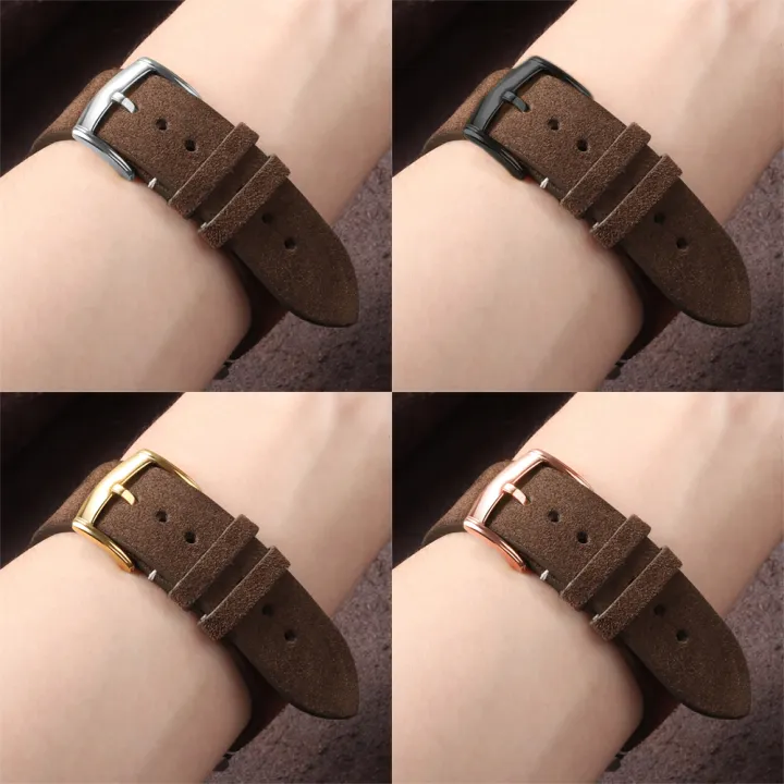 20mm%2022mm%20Quick%20Release%20Watch%20Band%20Genuine%20Suede%20Leather%20Watch%20Strap%20Vintage%20Brown%20Grey%20Watchbands%20Wristband%20Men%20Accessories%20-%20Image%206