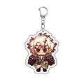 Anime GACHIAKUTA Zanka Rudo Enjin Acrylic Keychain Backpack Pendant Keyring Key Chain Decoration Ornament Props Fans .