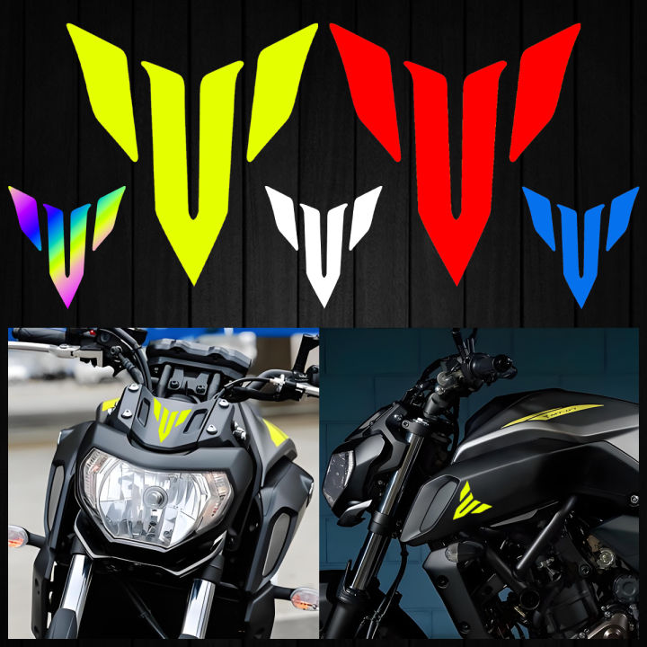 Refit Reflective Vinyl MT Logo Motorcycle Stickers Body Tank ...