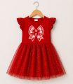 1 piece 1 years to 12 Years Premium 1 Piece Baby Girl Clothes Suits Princess Christmas Kids Girls Outfits Fall Winter T-Shirt Overalls Strap Plaid Dress Girls Set. 