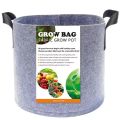 Breathable Plant Fiber Grow Bags Non-Woven Tomato Tree Planting Felt Flower Pots|30 Gallon. 