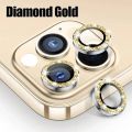 3Pcs Glitter Camera Lens Protection For Iphone 15 14 13 11 Pro Max Plus On Iphone 12 13 11 Pro Max Lens Tempered Glass. 