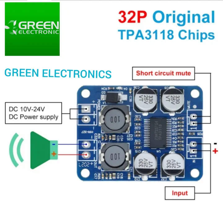 32(pin)%20original%20TZT%20DC%209V-24V%20TPA3118%2060W%20Mono%20Digitalappropriate%20Audio%20Power%20Amplifier%20Board%20Amp%20Module%20-%20Image%202