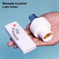 Universal wireless intelligent remote control lamp holder E27 lamp holder.