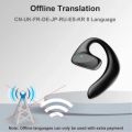 Intelligent M8 Language Translation Earplug 144 Language High-precision Wireless Bluetooth Bidirectional Translation Equipment. 