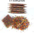 10000 Pcs Water Balls Beads Refill Ammo7-8 mm,5 Pack,2000 Pcs Per Pack,Made of Non-Toxic Eco Friendly Water Ball Compatible with Splatter Gall Gun,Multicolor Colour. 