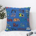 Villain Letter Abc Square Pillow Case Boys Matching Evil Alphabet Lore Cushion Cover Zipper Decor Pillowcase for Living Room. 