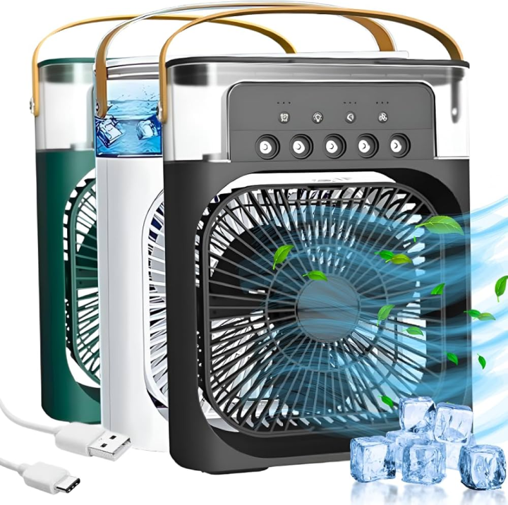 3-in-1%20Portable%20Air%20Cooler%20Fan%20with%20USB%20Charging%20-%20Mini%20AC%20for%20Small%20Rooms,%20Home%20&%20Office%20Cooling%20with%203%20Speeds,%205%20Spray%20Settings,%20and%20Multiple%20Light%20Modes%20-%20Image%202