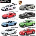 1/36 Porsche 911 GT3 918 Spyder Taycan Toy Car Racing Model RMZ CiTY Diecast Metal Miniature Collection  For Boys Children. 