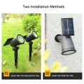 Solar Spotlight Outdoor Garden Lawn Light Waterproof Floor Insert Light Courtyard Decoration Landscape Atmosphere Tree Light. 