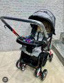 Deluxe Pram and Newborn Baby Stroller with Foldable Seat, the Ultimate Travel Companion for Discerning Parents. 