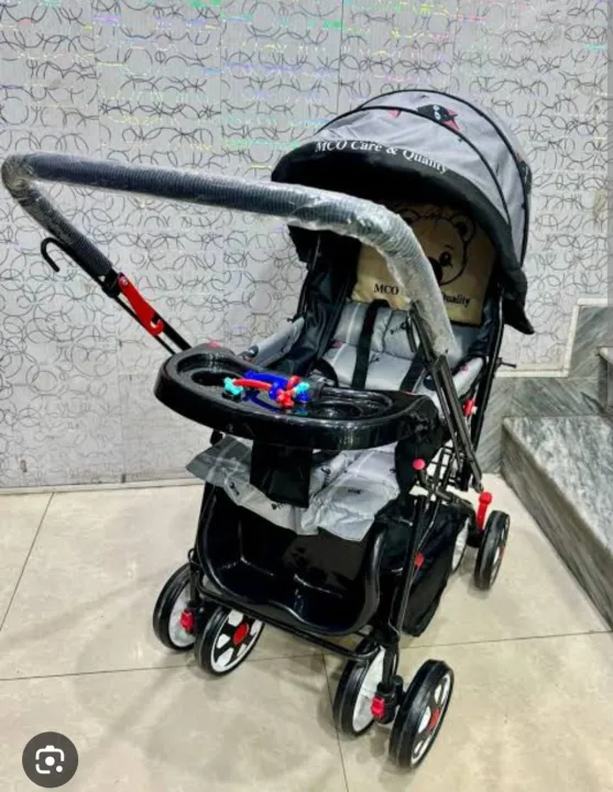 Deluxe%20Pram%20and%20Newborn%20Baby%20Stroller%20with%20Foldable%20Seat,%20the%20Ultimate%20Travel%20Companion%20for%20Discerning%20Parents%20-%20Image%202