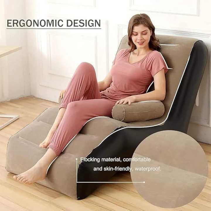Luxury Inflatable Air Sofa With Armrest