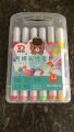 Acrylic Markers Pack of 12 pcs with plastic box packing. 