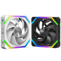 JUMPEAK CS120 ARGB Cooling Fan 360mm 240mm Modular Stackable Splicing PWM Silent 120mm RGB Fans For Gaming PC Case Water Cooler. 