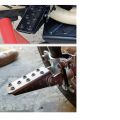 1 Pair Retro Motorcycle Foldable Foot Pegs Shock-absorbing Pedals Modified Parts Compatible For Honda Acesssories. 