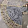 Heavy Sequence Embroidered Daman and Sleeves full long Length Maxi with Sequence Emb Dupatta 3PCs. 