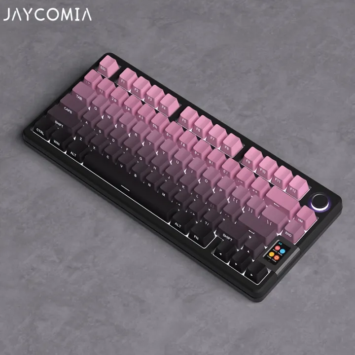 Gradient Keycaps Side Print Backlit Through Letter PBT Material Cherry ...