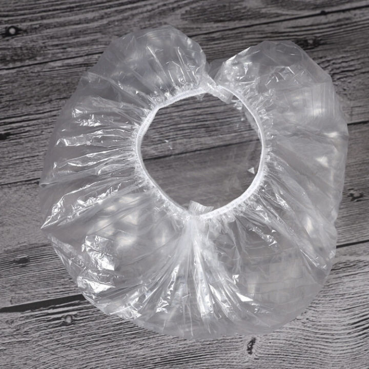 100%20pcs/bag%20disposable%20hair%20cap%20plastic%20shower%20head%20cap%20-%20Image%203