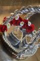 engagement ring platter/engagement ring holder/customize  ring holder/ring holder/silver cage shaped ring platter-without LED. 