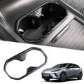 Abs Seat Water Cup Holder Decoration Panel Cover Trim For MG 4 MG4 EV Mulan 2022 2023 2024 Accessories  Interior Styling. 