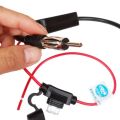 Universal Practical FM Signal Amplifier Anti-interference Car Antenna Radio Universal FM Booster Amp Automobile Parts. 