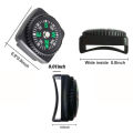10pcs/lot Mini Wristband Compass Portable Detachable Compass Outdoor Camping Hiking Travel Emergency Survival Navigation Tool.
