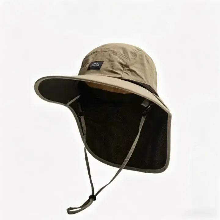 Caps%20Summer%20Wide%20Brim%20Neck%20Protection%20Unisex%20Bucket%20Hats%20Outdoor%20Visor%20Quick-drying%20Panama%20Sunscreen%20Tied%20Fishing%20Hiking%20Hat%20-%20Image%207