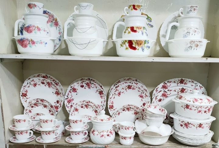 Marble Dinner Set 72 Pcs Corolle 8 Persons Serving Premium Quality Imported