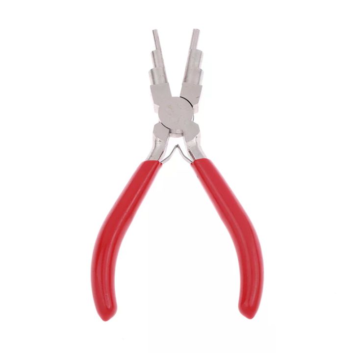 15.5cm 6-in-1 Bail-Making Plier With Grip Handle DIY Ring Making Loops And Jump Rings Tools Iron Wire Looping Jewelry Pliers