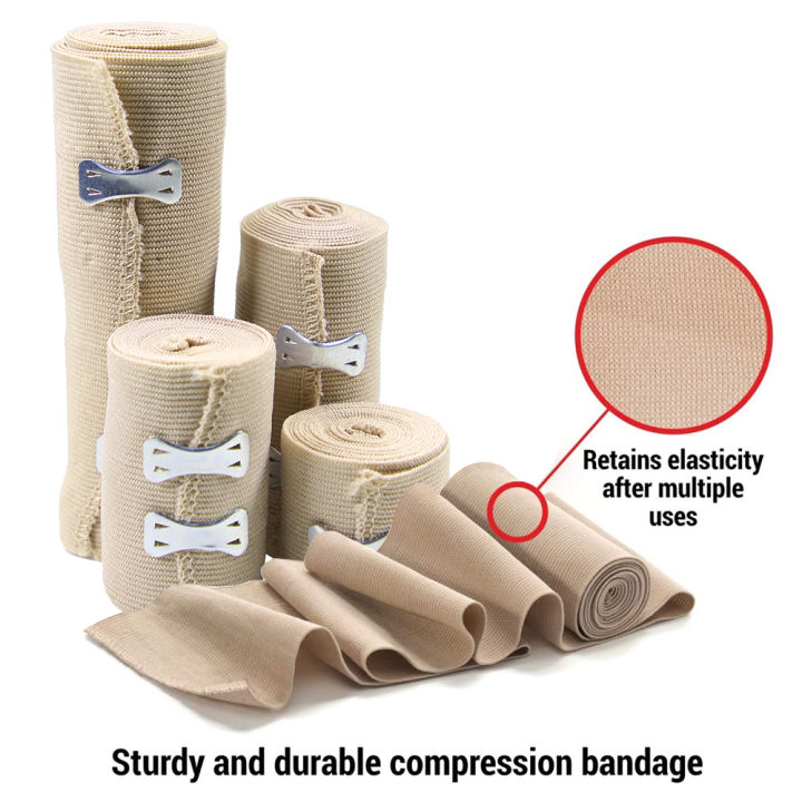 1%20Roll%20Compression%20Bandage%20Wrap%20with%20Clips,Sports%20Bandages%20Tape%20for%20Ankle,%20Wrist,%20Arm,%20Leg%20Sprains%20First%20Aid%20Bandages%20Measure%20-%20Image%206