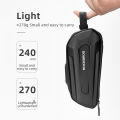ROCKBROS1.7L Bicycle Bag Waterproof Rear Large Capatity Quick Release Seatpost Shockproof Double Zipper Rear Bag Accessories. 