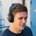 JLab Studio Pro ANC Bluetooth Wireless Over-Ear Headphones, 45+ Hour Bluetooth 5 Playtime, Smart Active Noise Cancellation, EQ3 Sound, Ultra-Plush Faux Leather and Cloud Foam Cushions, Black. 