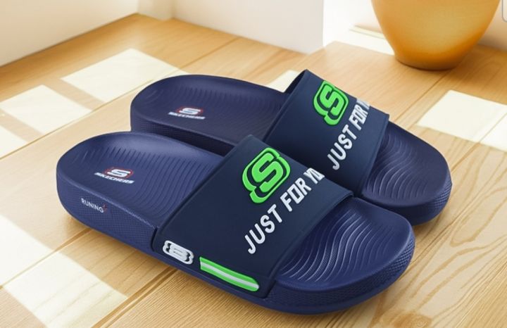 Skechers Hyper Burst Memory Foam Slides For Men's Premium Quality