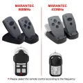 Clone Garage Door Remote Marantec 868 MHz / 433MHz For Digital D302 D304 D313 433 D323 D382 D384 131 868 Command 211 212 214 221. 