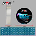 FTK 100M Fluorocarbon Coating Fishing Line 4.14LB-34.32LB Carbon Fiber Monofilament Leader Line Carp Fishing Sinking Line. 