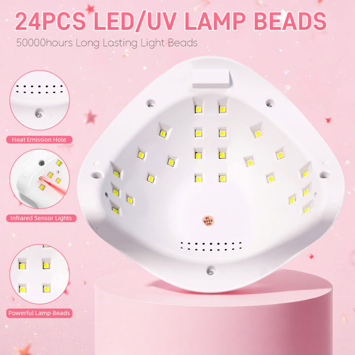 SUN5%20UV%20LED%20Nail%20Lamp%2048W%20Nail%20Dryer%20For%20Curing%20Gel%20Nail%20Polish%20With%204%20Timer%20Automatic%20Sensor%20LCD%20Display%20Professional%20Nail%20Lamp%20-%20Image%203
