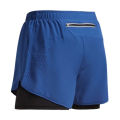 Men's Running Shorts Quick-drying Fitness Ventilate Double Layer Shorts Men New Sport Workout Training Bodybuilding Short Pants.