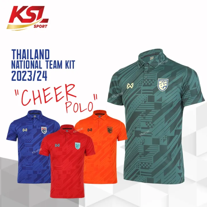 Thailand national team kit (cheer polo version) 2023-2024 Thailand national team kit (cheer polo version) WA-233FBATH30