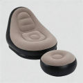 Portable Inflatable Lazy Sofa with Footstool, Hot-Selling Outdoor Camping Lounger, Waterproof Wear-Resistant Air Mattress for Na. 