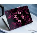 Butterflyss Mix_ Laptop back cover / skin / sticker for girls / boys - Vinyl Sticker Decal - For All Laptops - Sizes 13 13.3 14.6 15 15.4 15.6 inches Laptop. 