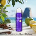 Rasasi Blue Lady Deodorant Body Spray for Women – 200ml Long Lasting Floral Fresh Fragrance.