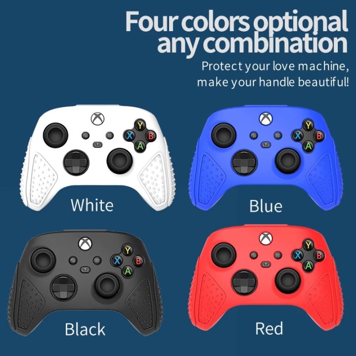 HOT%20SALE!%20Silicone%20Protective%20Case%20Anti-slip%20Handle%20Cover%20Shell%20Controller%20Skin%20For%20Xbox%20Series%20X%20S%20Gamepad%20Accessories%20-%20Image%202