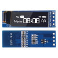 I2C OLED Display Module 0.91 Inch I2C SSD1306 OLED Display Module White / BLUE I2C OLED Screen Driver DC 3.3V~5V for Arduino. 