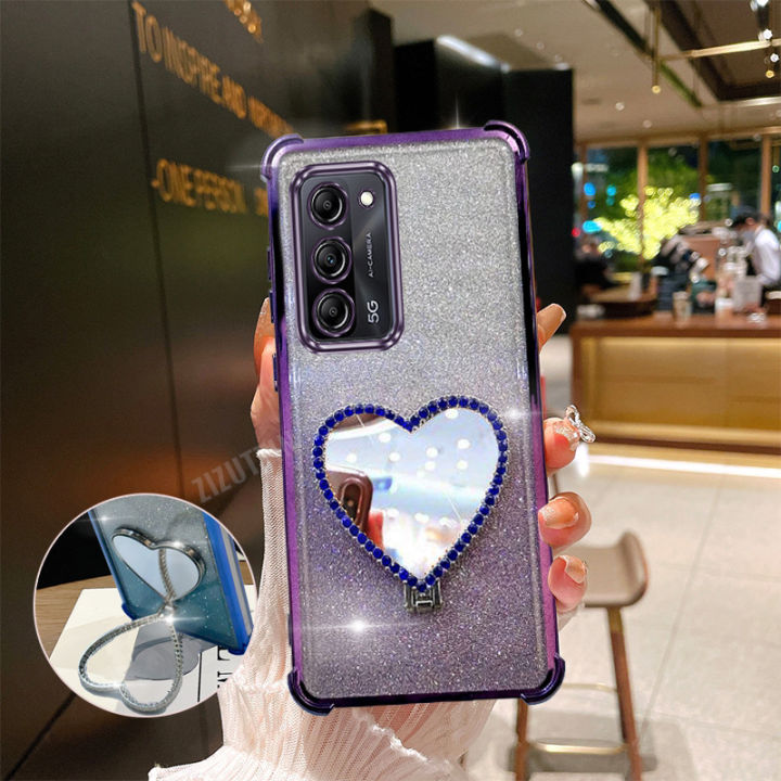 Love%20Heart%20Makeup%20Mirror%20Glitter%20Luxury%20Ring%20Phone%20Holder%20Case%20On%20For%20%20%20A55%205G%20Girl%20Woman%20Used%20Anti-knock%20Cover%20-%20Image%207