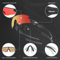 Cycling Glasses Red Photochromic Cycling Sunglasses UV400 Outdoor Bike Eyewear Sports Dark Glasses Bicycle Goggles MTB Glasses.