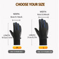 Winter Children's Gloves Padded Warm Wind Cold Riding Gloves Touch Screen Non-slip Ski Gloves Outdoor Sports Gloves.