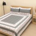 Embroidered Patch Work King Size BedSheet - High Quality - Cotton Double Bedsheet Embroided.... 