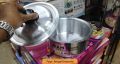 Kiam pure aluminium stockpot/saucepan/deksi/20 cm size/best quality heavy duty aluminium material. 