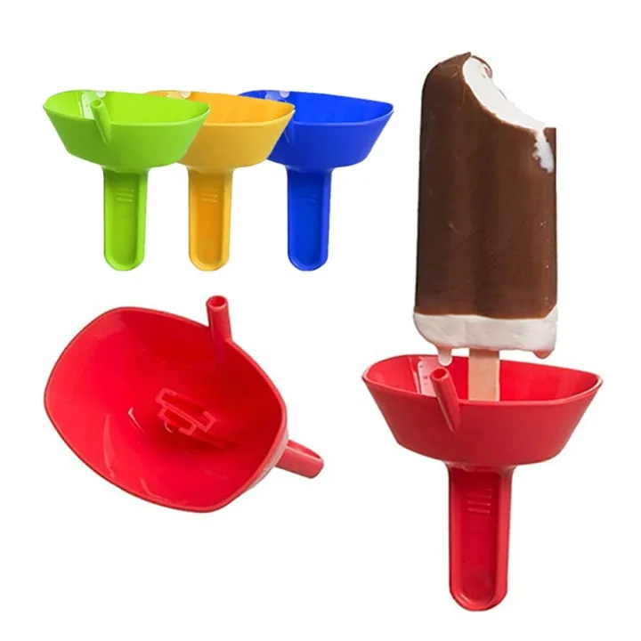 1/2/4pcs%20Leakproof%20Ice%20Cream%20Holder%20Set,%20Drip%20Catcher%20Tray%20for%20Popsicle%20&%20Cone,%20Portable%20Snack%20Protector%20for%20Picnic%20Party%20Beach%20-%20Image%204